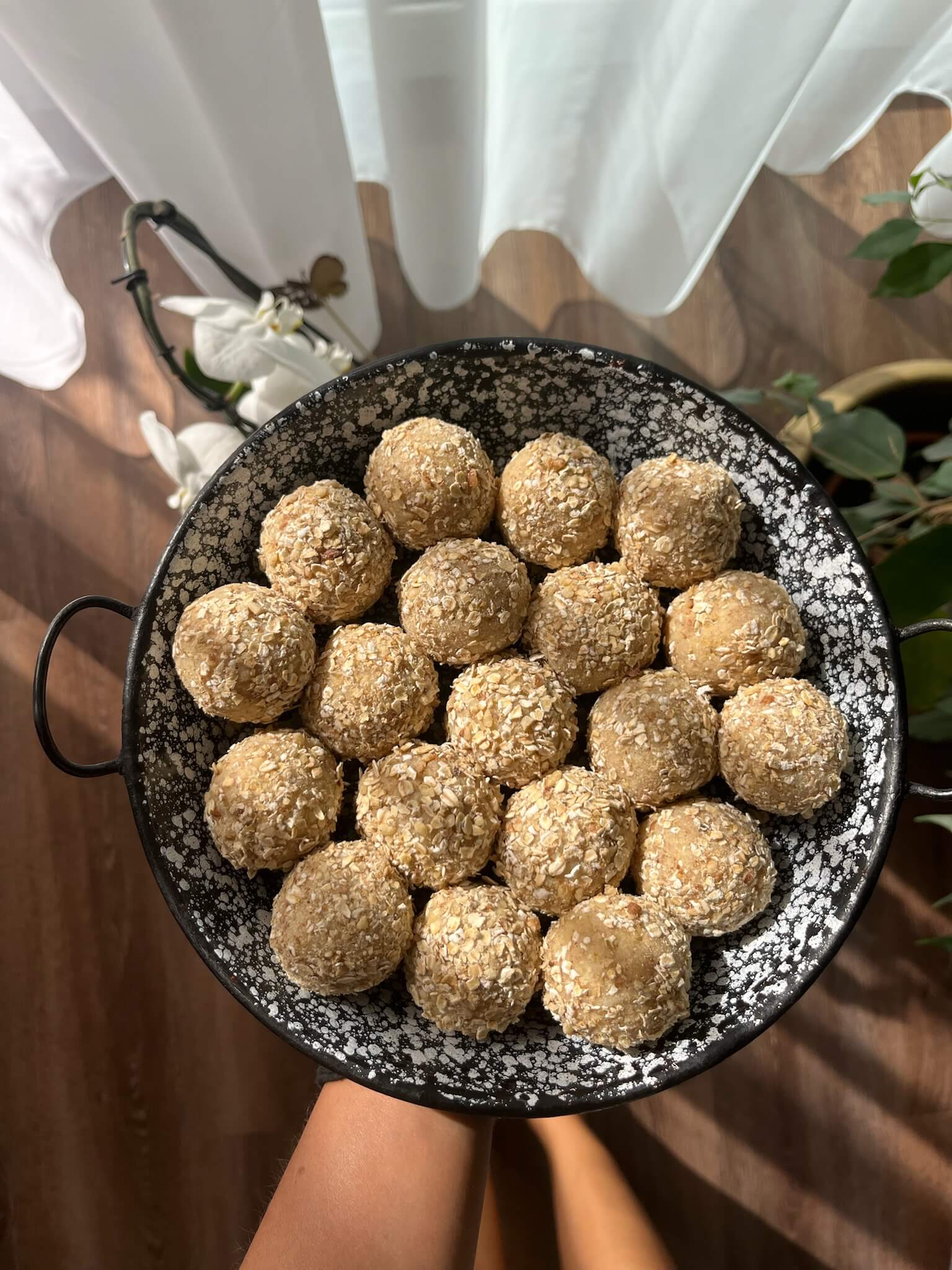 teljes értékű növényi recept - köles túrógombóc