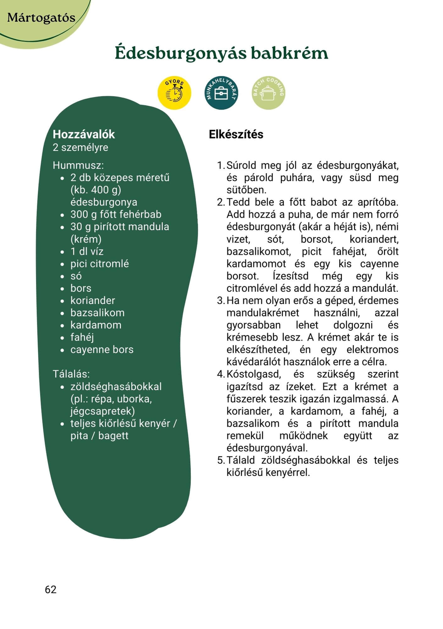 Edesburgonyas-babkrem