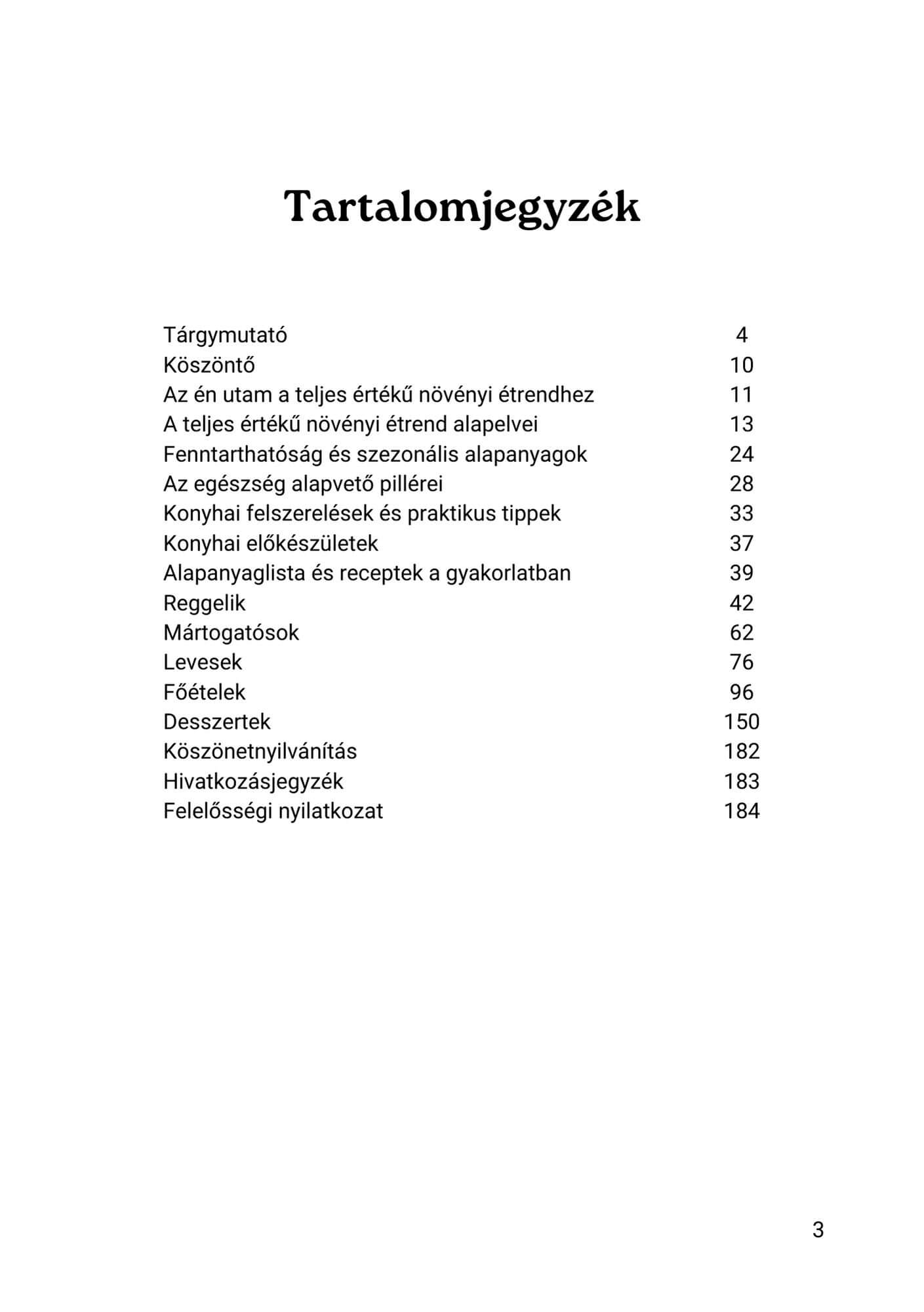 Tartalomjegyzek