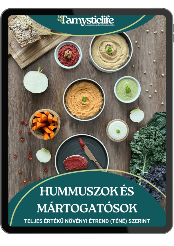teljes értékű növényi recept - hummusz receptek e-könyv
