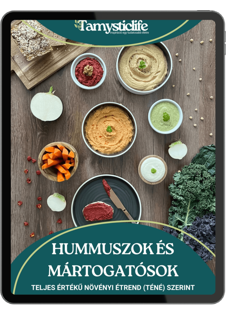 teljes értékű növényi recept - hummusz receptek e-könyv