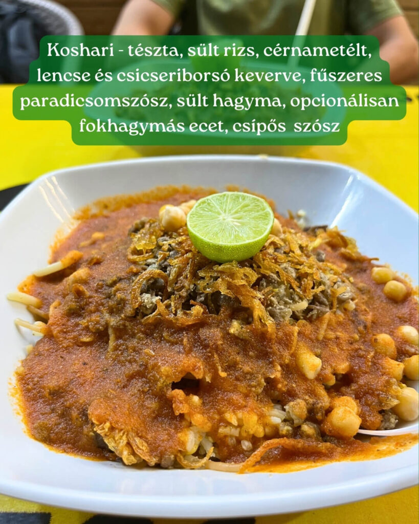 Ételek Egyiptomban_Koshari