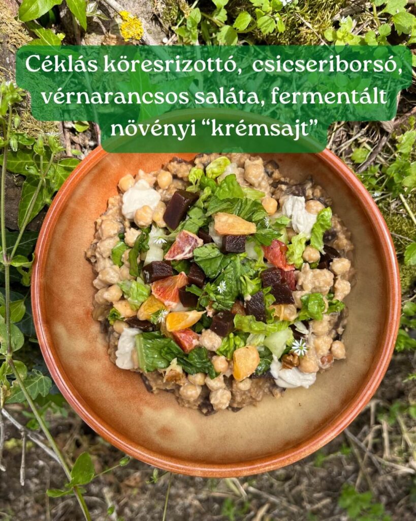 céklás kölesrizottó