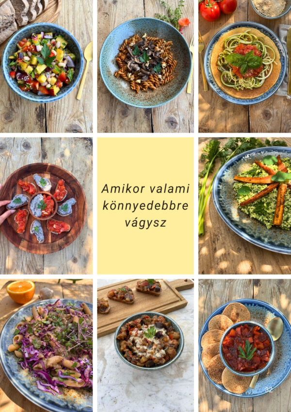 Nyári receptkönyv könnyed ételek