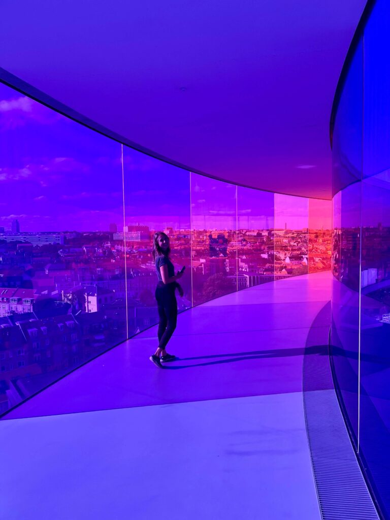 ARoS múzeum szivárvány panoráma - Aarhus