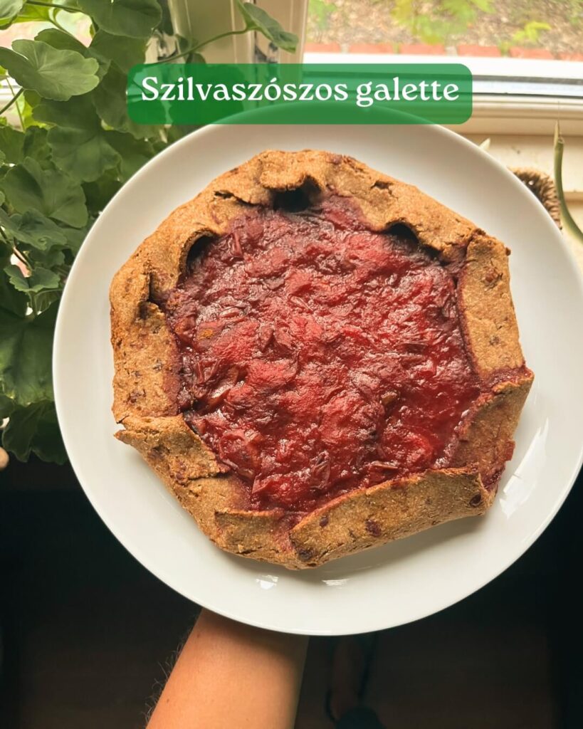 Szilvaszoszos-galette