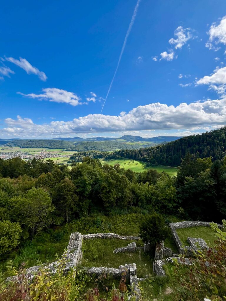 kilátás a várromból