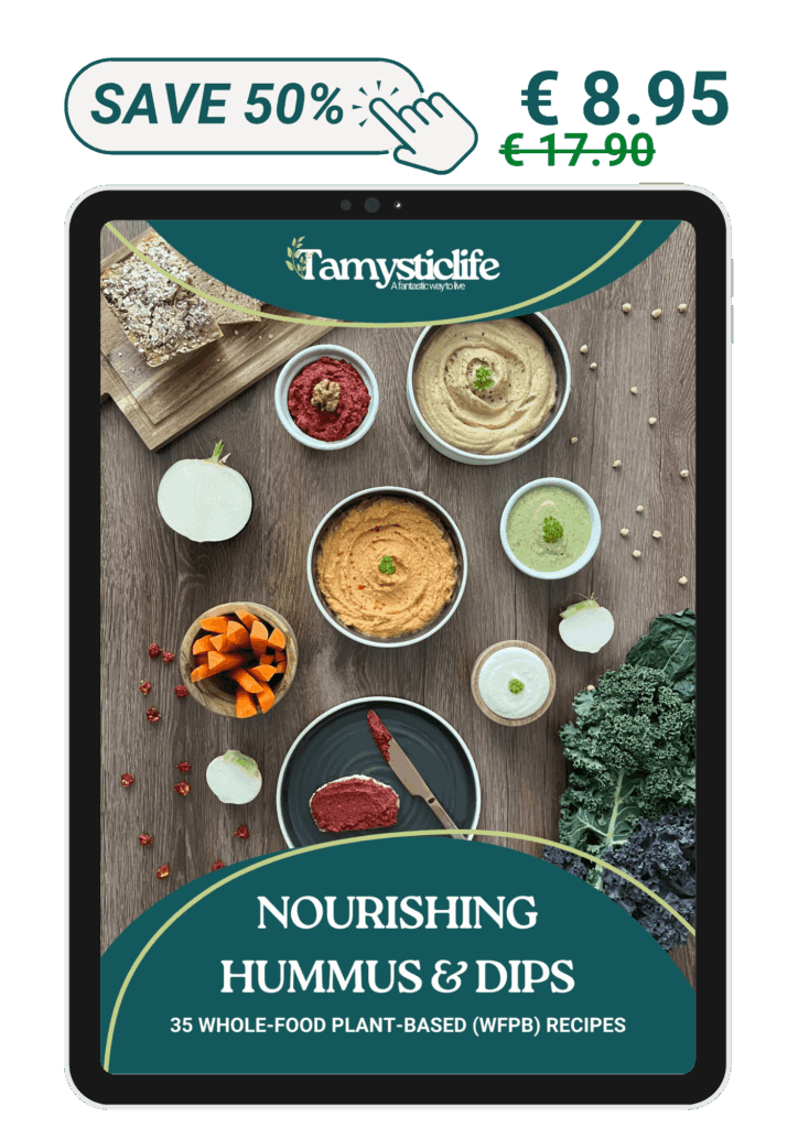 hummus ebook - wfpb recipe books - whole food plant-based diet