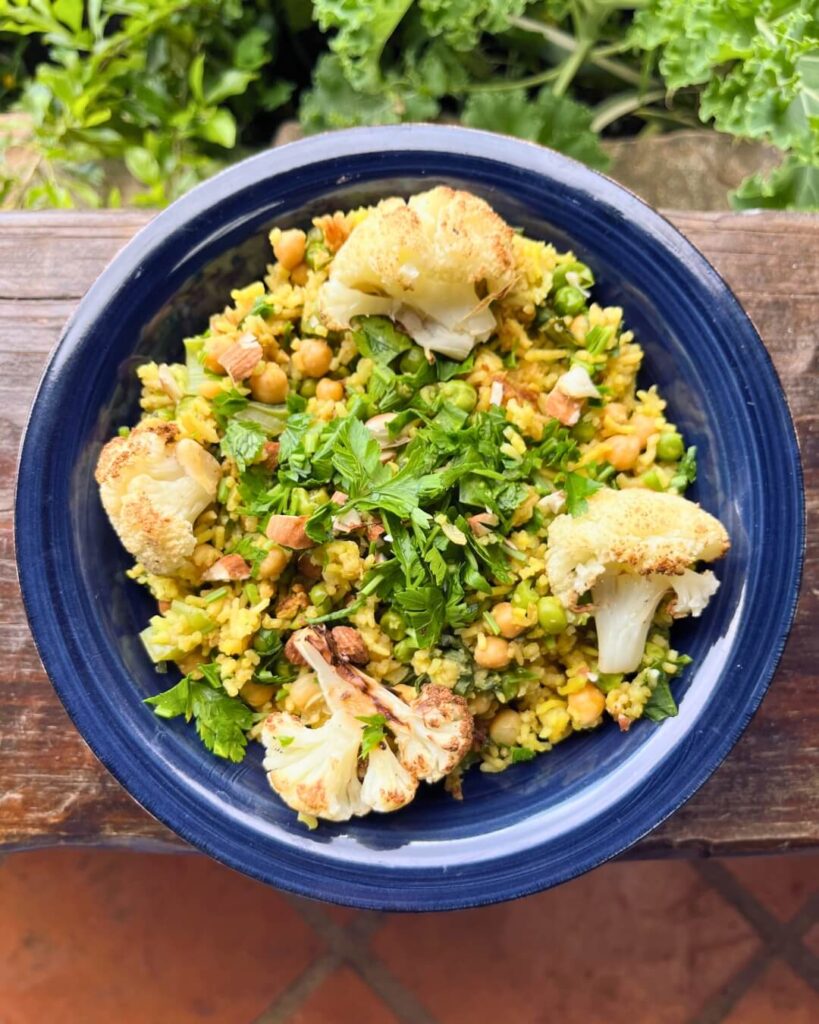 Pirított zöldséges rizs