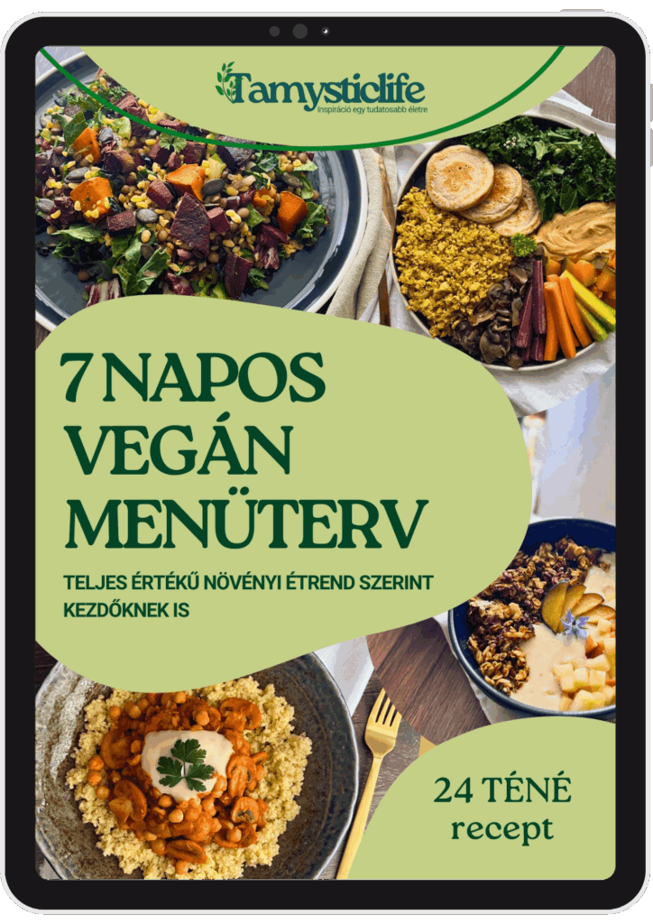 1 hetes TÉNÉ mintamenü borító - ingyenes anyag