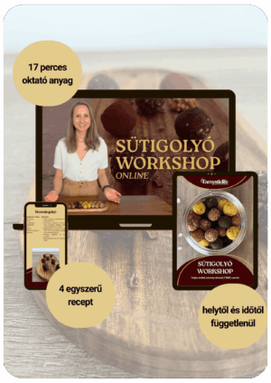 vegán sütigolyó recept - online sütigolyó készítő workshop oktató anyag